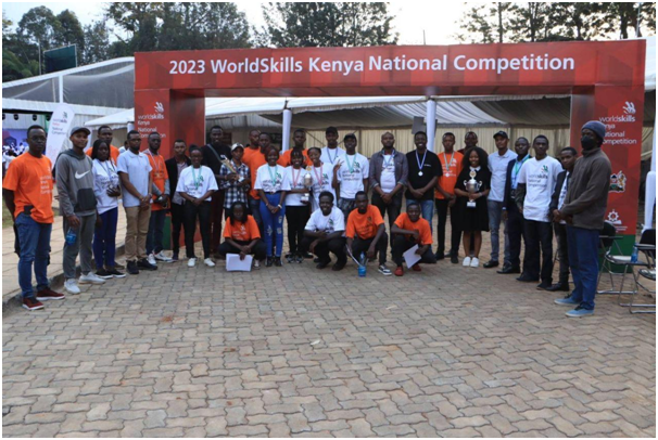 Students preparing for WorldSkills 2024